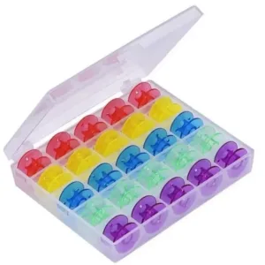 KIT CAJA CARRETELES COLORES X 25